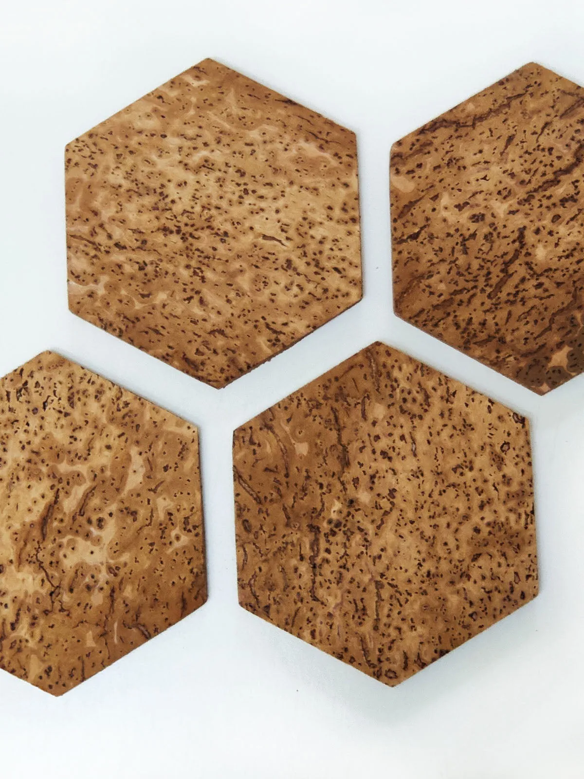 Cork Coasters Set Of 4