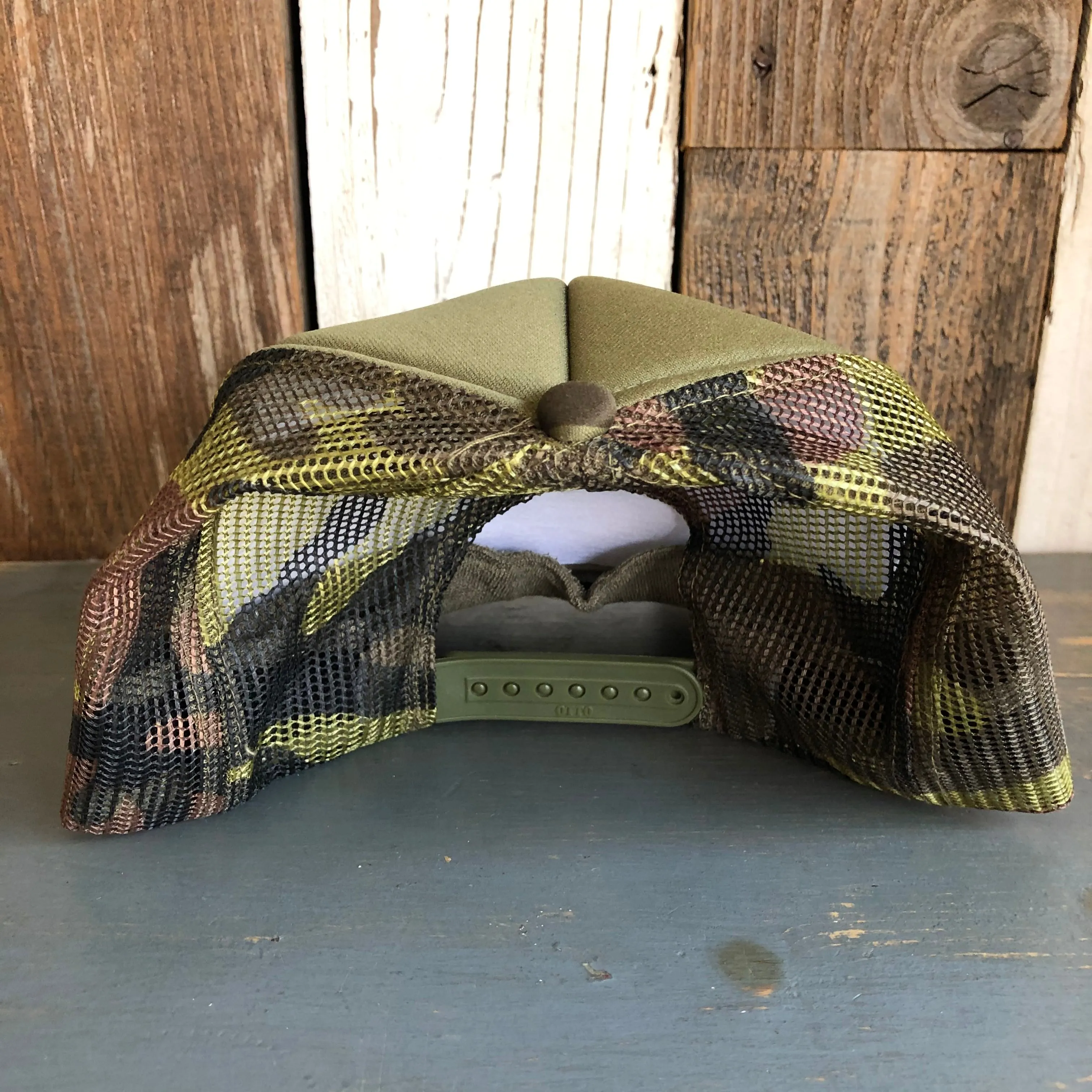 Hermosa Beach HIGH HEAT Trucker Hat - Camouflage/Olive