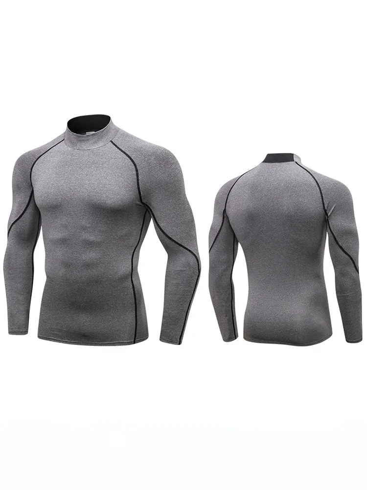 Men's Quick Dry Stretch Sports Long Sleeve