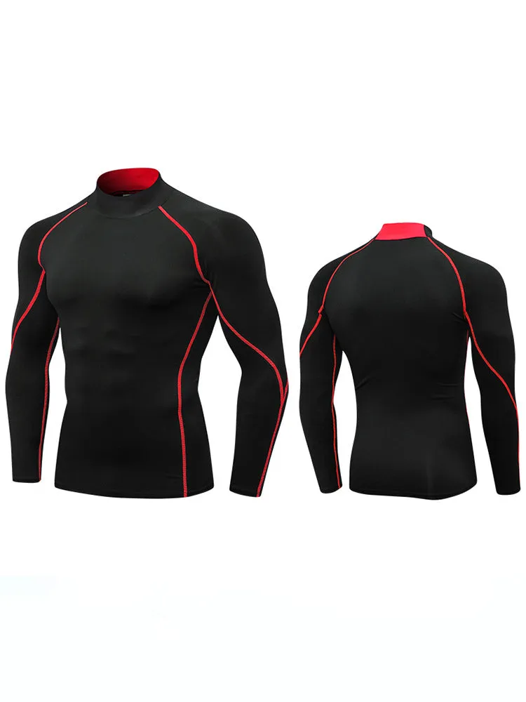 Men's Quick Dry Stretch Sports Long Sleeve