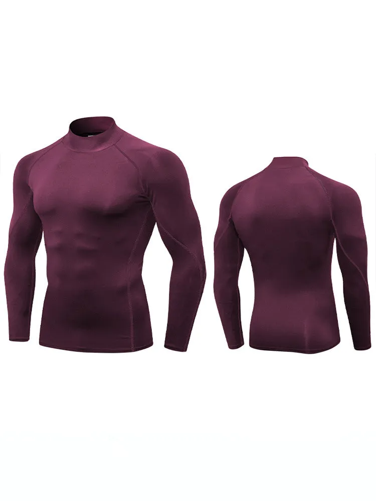 Men's Quick Dry Stretch Sports Long Sleeve
