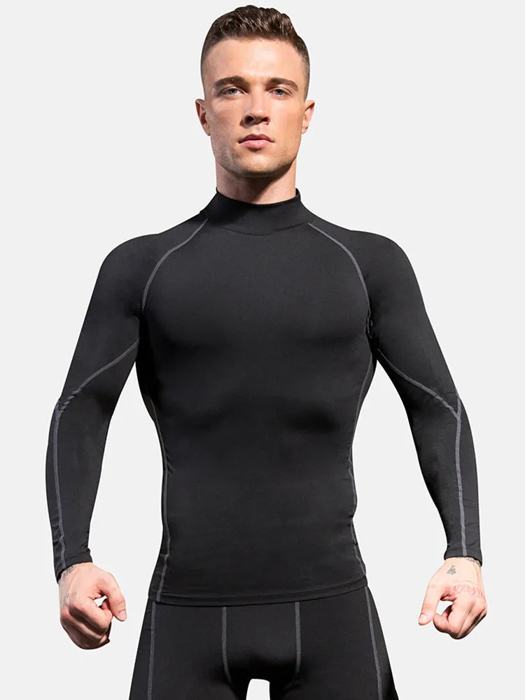 Men's Quick Dry Stretch Sports Long Sleeve