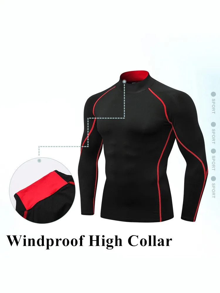 Men's Quick Dry Stretch Sports Long Sleeve