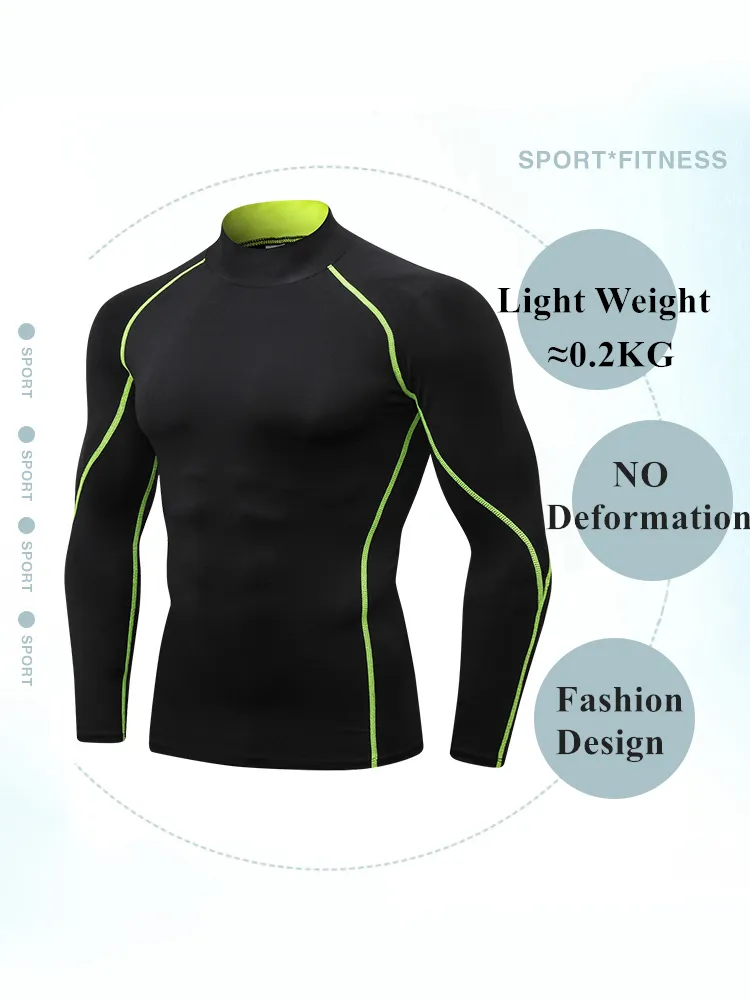 Men's Quick Dry Stretch Sports Long Sleeve