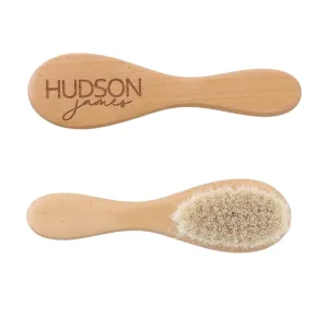 Personalized Wooden Baby Brush | Classic